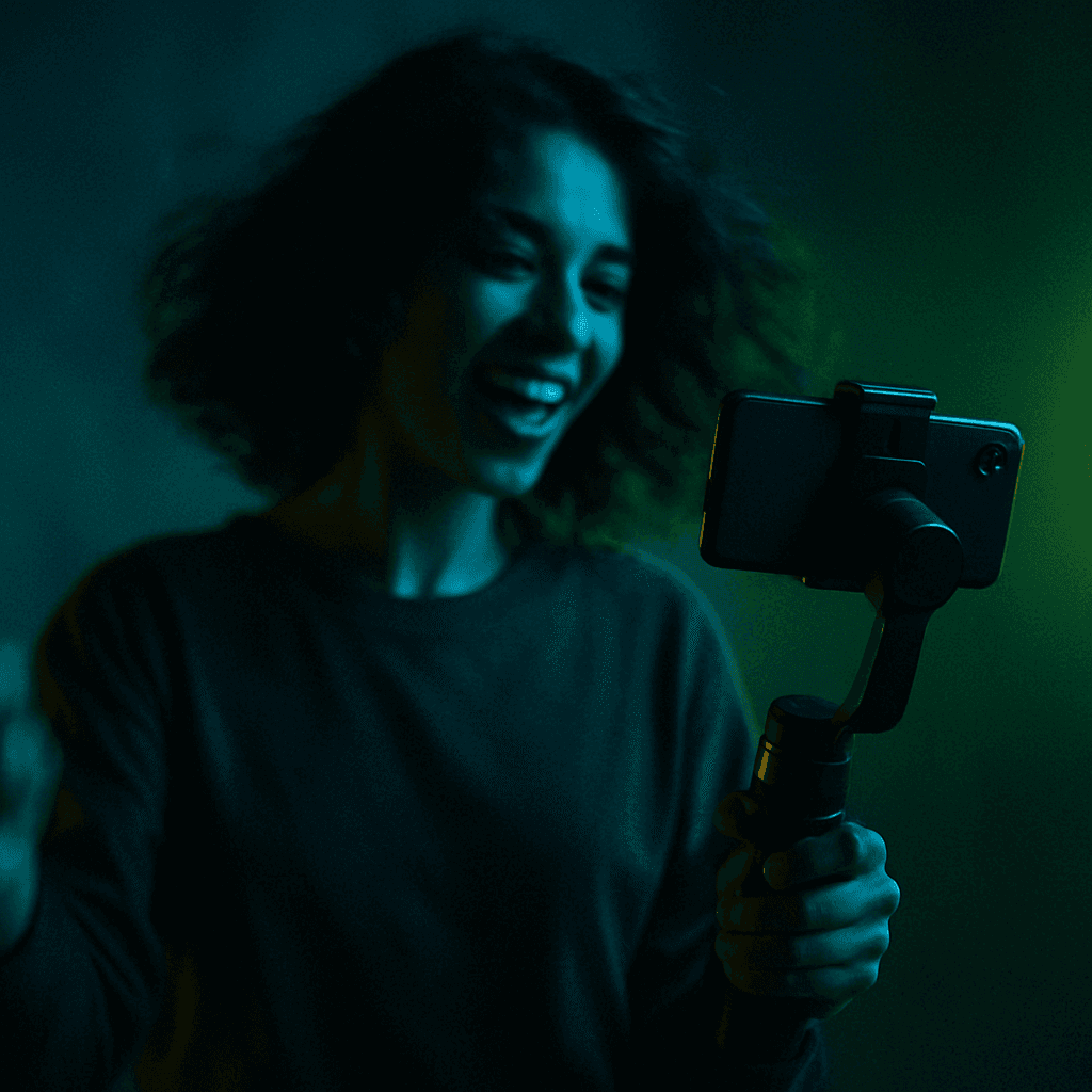Jungle creators filming social video content